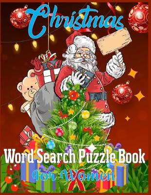 Book cover for Christmas Word Search Puzzle Book For Women