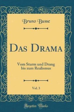 Cover of Das Drama, Vol. 3