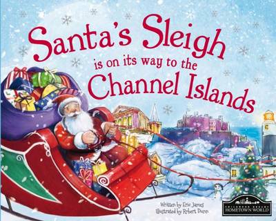 Book cover for Santa's Sleigh is on its Way to the Channel Islands