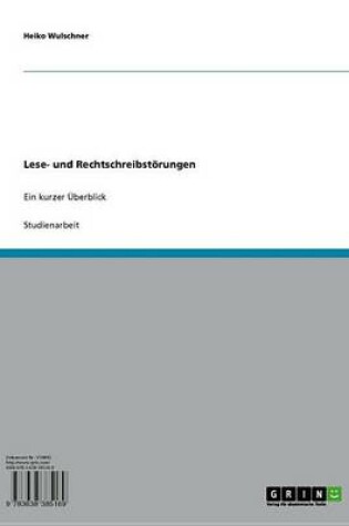 Cover of Lese- Und Rechtschreibstorungen