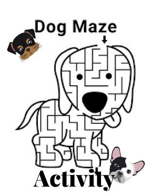 Book cover for Dog maze Activity