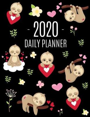 Cover of Baby Sloth Daily Planner 2020