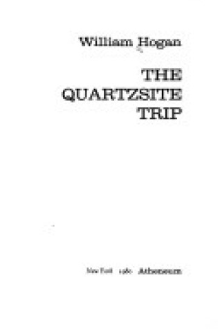 Cover of The Quartzsite Trip