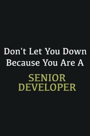 Cover of Don't let you down because you are a Senior developer