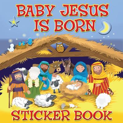 Book cover for Baby Jesus is Born Sticker Book