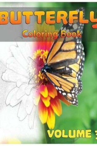 Cover of Butterfly Coloring Books Vol. 3 for Relaxation Meditation Blessing