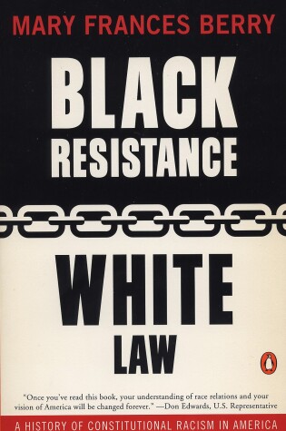 Cover of Black Resistance/White Law