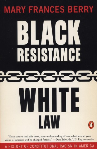 Book cover for Black Resistance/White Law