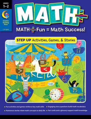 Book cover for 1-2 Step Up Math+ Book