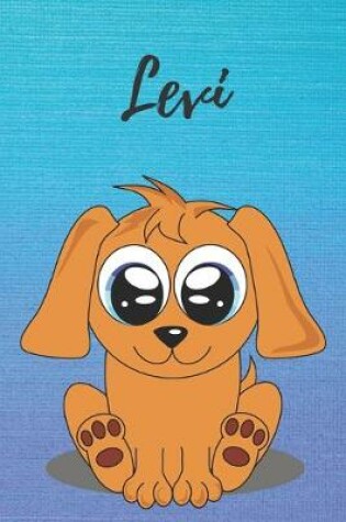 Cover of Levi dog coloring book / notebook / journal / diary