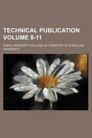 Cover of Technical Publication Volume 8-11