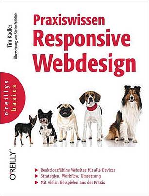 Book cover for Praxiswissen Responsive Webdesign