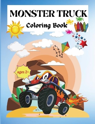 Book cover for Monster Truck Coloring Book