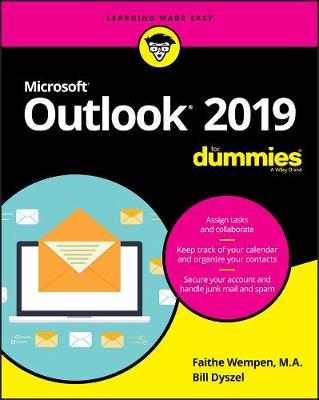 Book cover for Outlook 2019 For Dummies