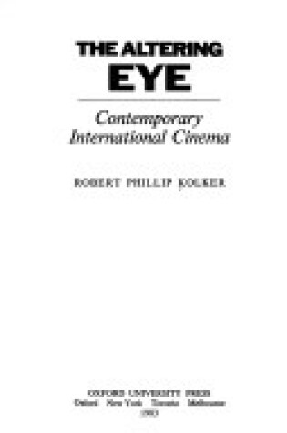 Cover of The Altering Eye