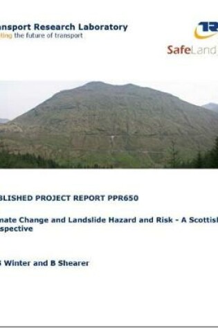 Cover of Climate change and landslide hazard and risk