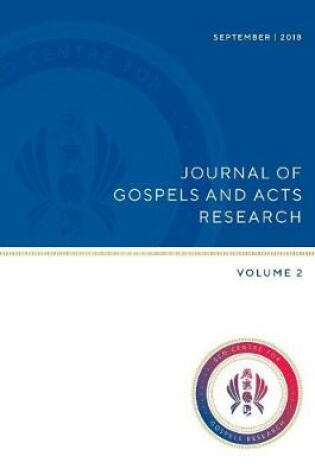 Cover of Journal of Gospels and Acts Research