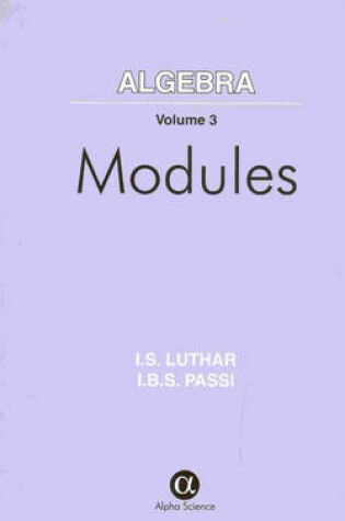 Cover of Algebra, Volume 3