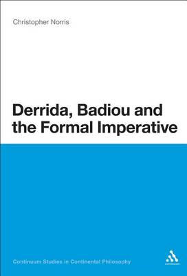 Book cover for Derrida, Badiou and the Formal Imperative