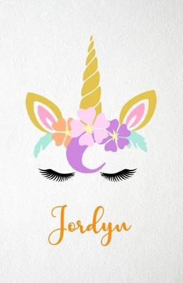 Book cover for Jordyn A5 Lined Notebook 110 Pages