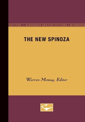 Book cover for The New Spinoza