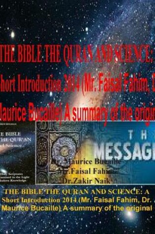 Cover of The Bible the Quran and Science