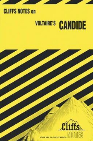 Cover of Cliffsnotes on Voltaire's Candide