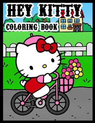 Book cover for Hey Kitty Coloring Book