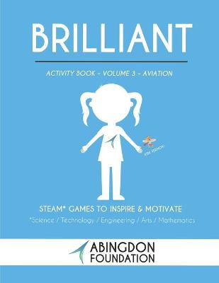 Cover of Brilliant Activity Book Volume 3- Aviation (Kids Version)