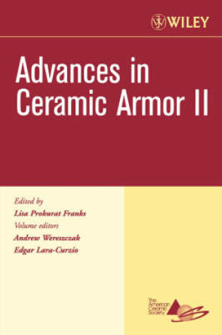 Cover of Advances in Ceramic Armor II
