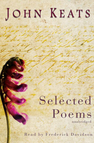 Cover of Poems, Selected by John Keats