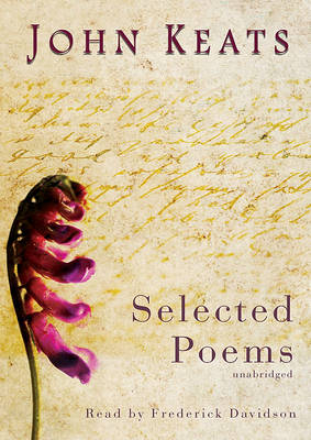 Book cover for Poems, Selected by John Keats