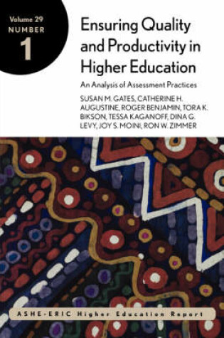 Cover of Ensuring Quality and Productivity in Higher Education