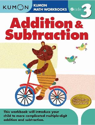 Book cover for Kumon Grade 3 Addition & Subtraction