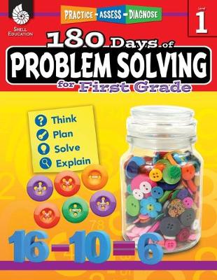 Book cover for 180 Days of Problem Solving for First Grade