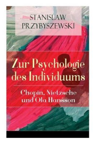 Cover of Zur Psychologie des Individuums
