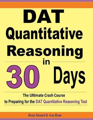 Book cover for DAT Quantitative Reasoning in 30 Days