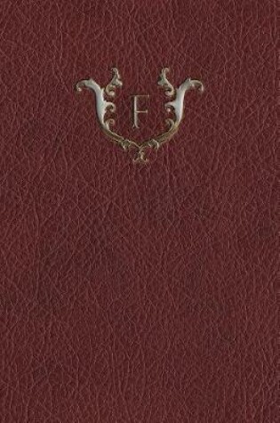 Cover of Monogram "F" Any Day Planner Journal