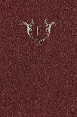 Book cover for Monogram "F" Any Day Planner Journal