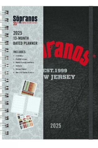 Cover of 2025 The Sopranos 13-Month Weekly Planner