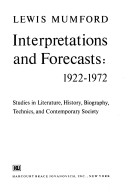 Cover of Interpretations and Forecasts: 1922-1972