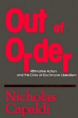 Cover of Out of Order