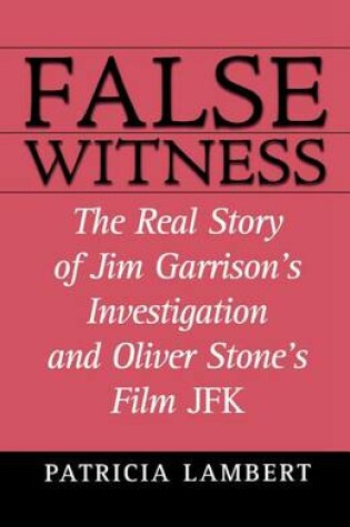 Cover of False Witness