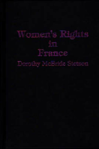 Cover of Women's Rights in France