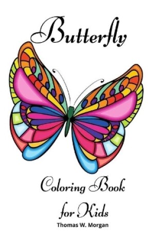 Cover of Butterfly Coloring Book for Kids