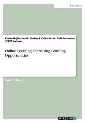 Book cover for Online Learning. Increasing Learning Opportunities