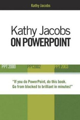 Cover of Kathy Jacobs on PowerPoint