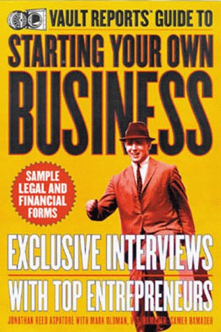 Book cover for Vault Reports Guide to Starting Your Own Business