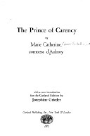 Cover of Prince of Carency