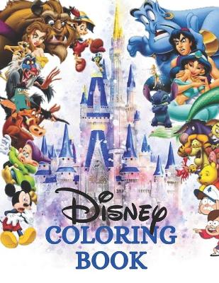 Book cover for Disney Coloring Book